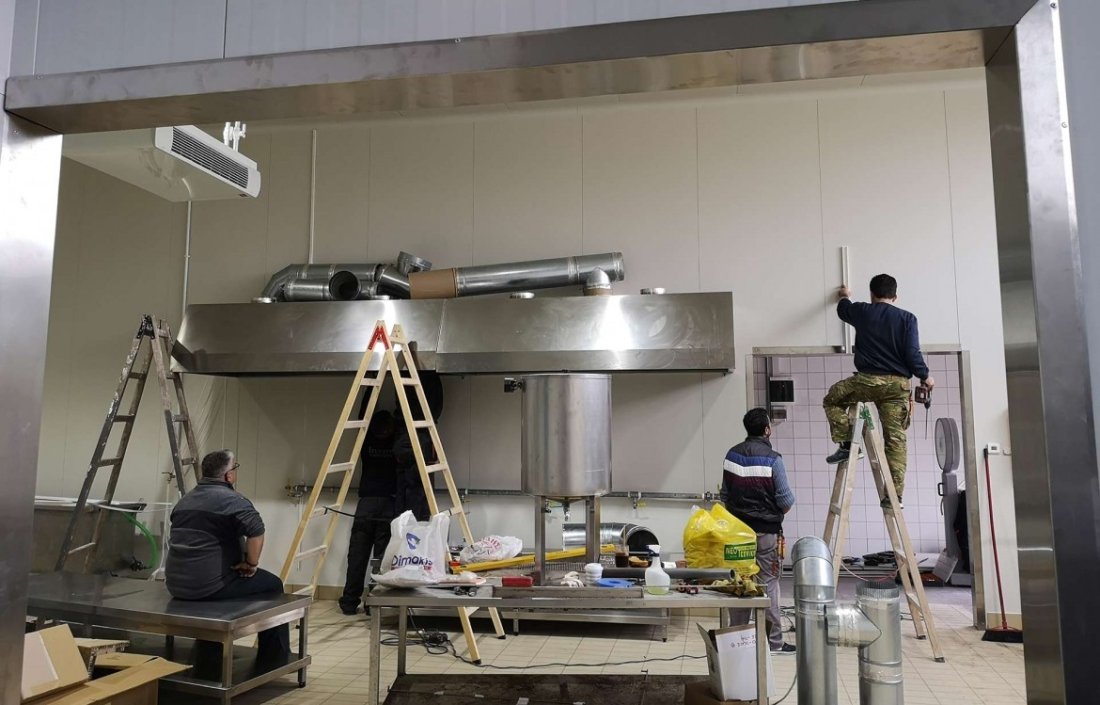 σύστημα-κεντρικής-θέρμανσης,εξαερισμού-και-κλιματισμού-σε-βιομηχανία-παραγωγής-τροφίμων